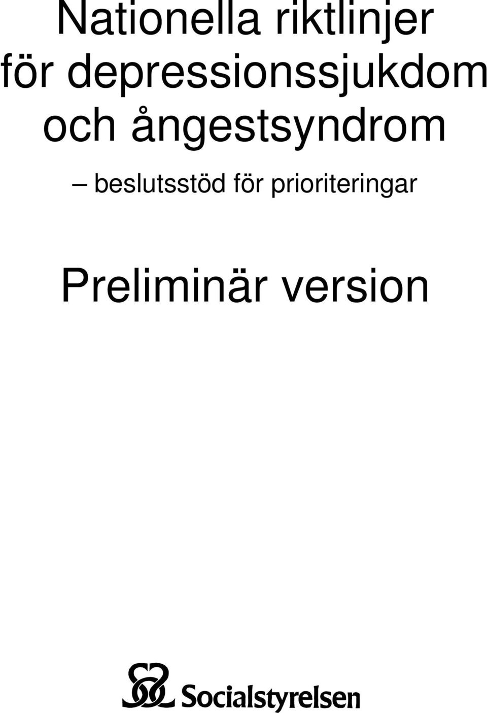 och ångestsyndrom