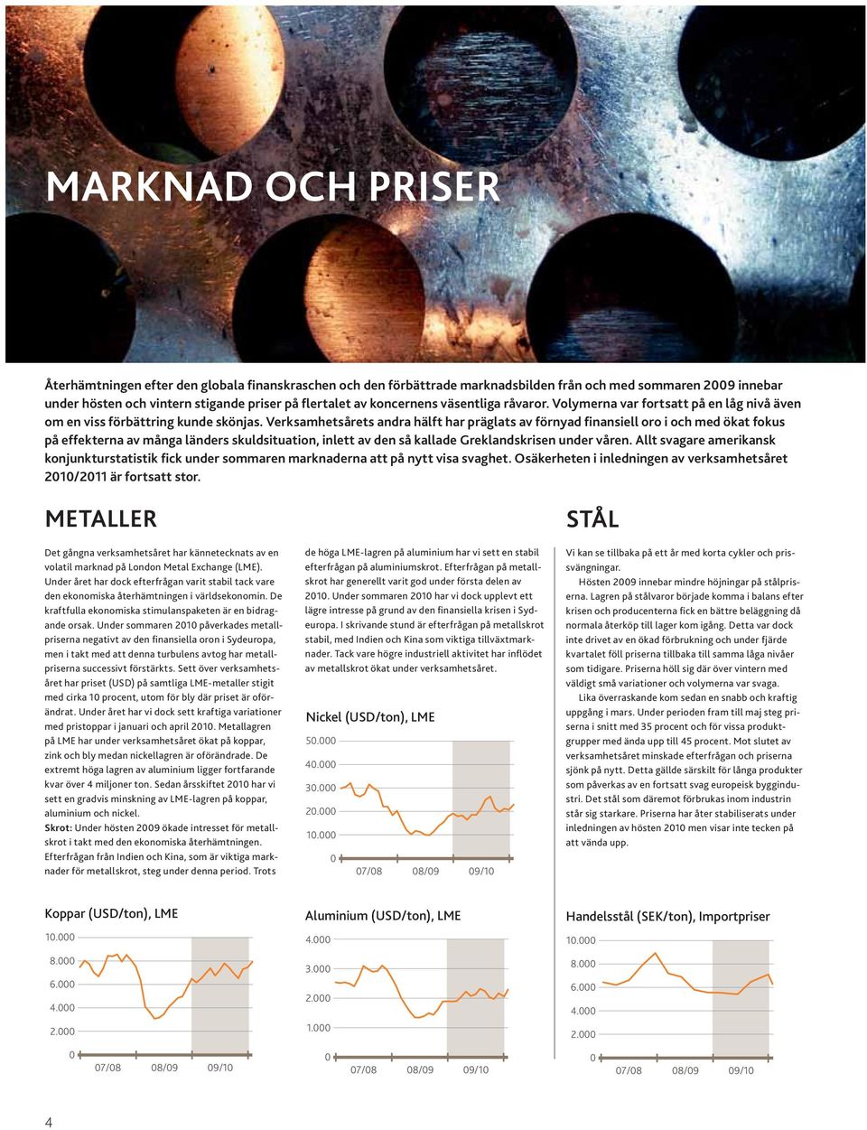 Verksamhetsårets andra hälft har präglats av förnyad finansiell oro i och med ökat fokus på effekterna av många länders skuldsituation, inlett av den så kallade Greklandskrisen under våren.