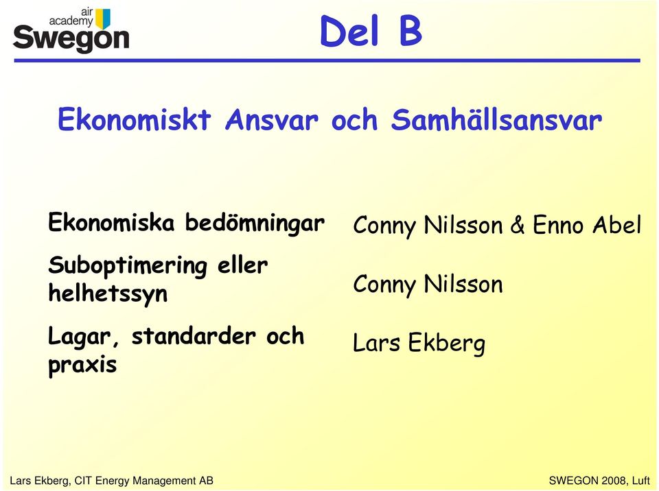 helhetssyn Lagar, standarder och praxis