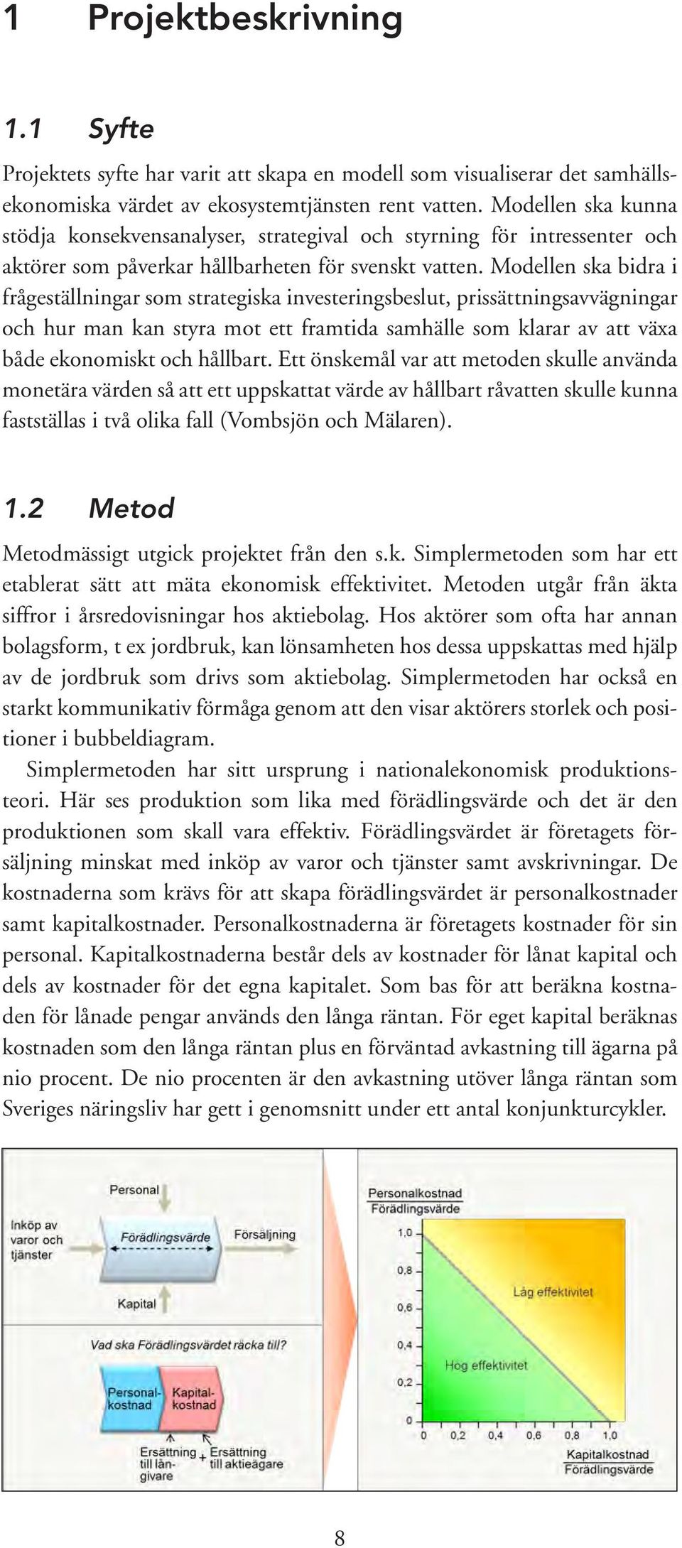 Modellen ska bidra i frågeställningar som strategiska investeringsbeslut, prissättningsavvägningar och hur man kan styra mot ett framtida samhälle som klarar av att växa både ekonomiskt och hållbart.