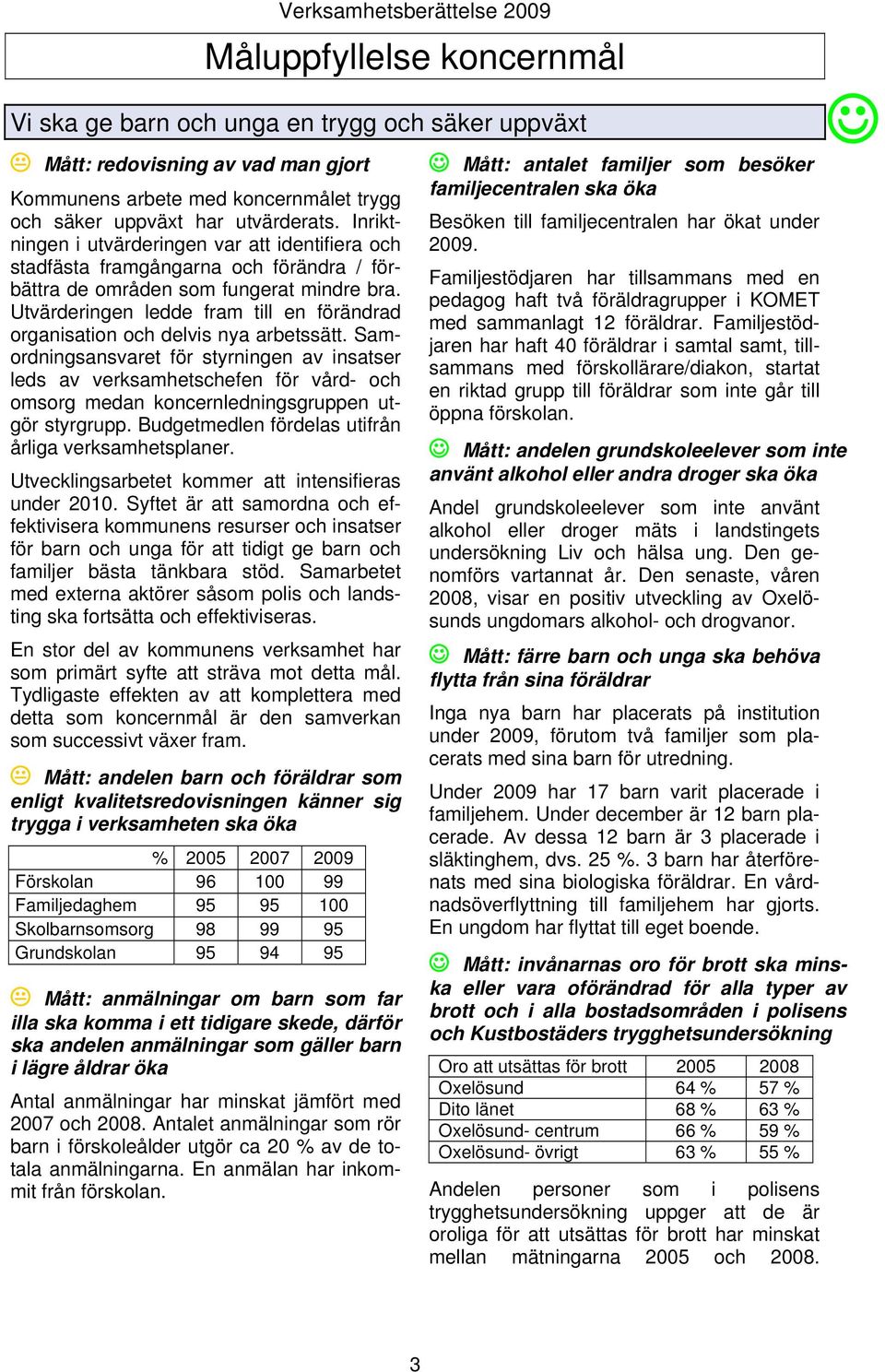 Utvärderingen ledde fram till en förändrad organisation och delvis nya arbetssätt.