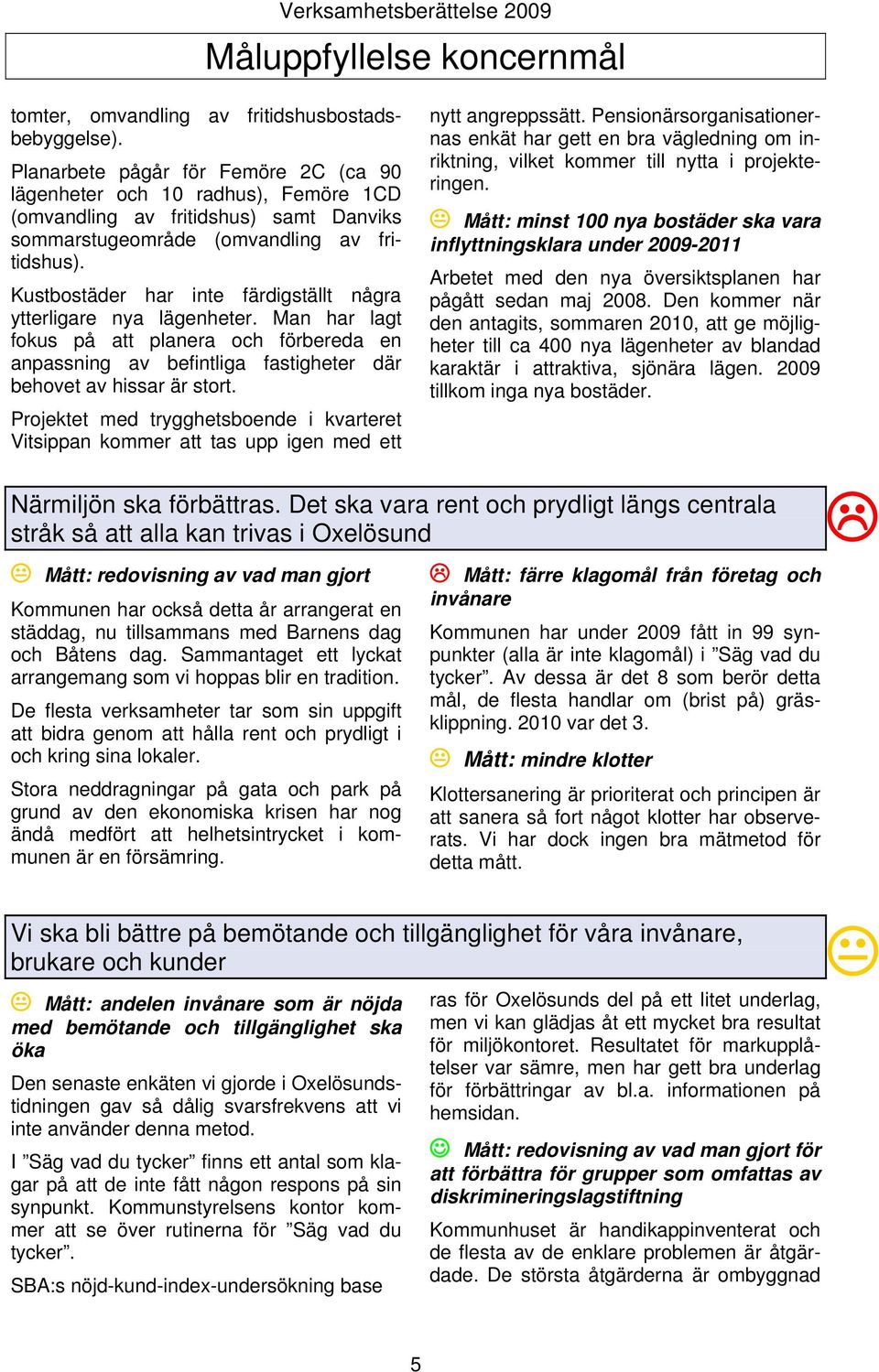 Kustbostäder har inte färdigställt några ytterligare nya lägenheter. Man har lagt fokus på att planera och förbereda en anpassning av befintliga fastigheter där behovet av hissar är stort.