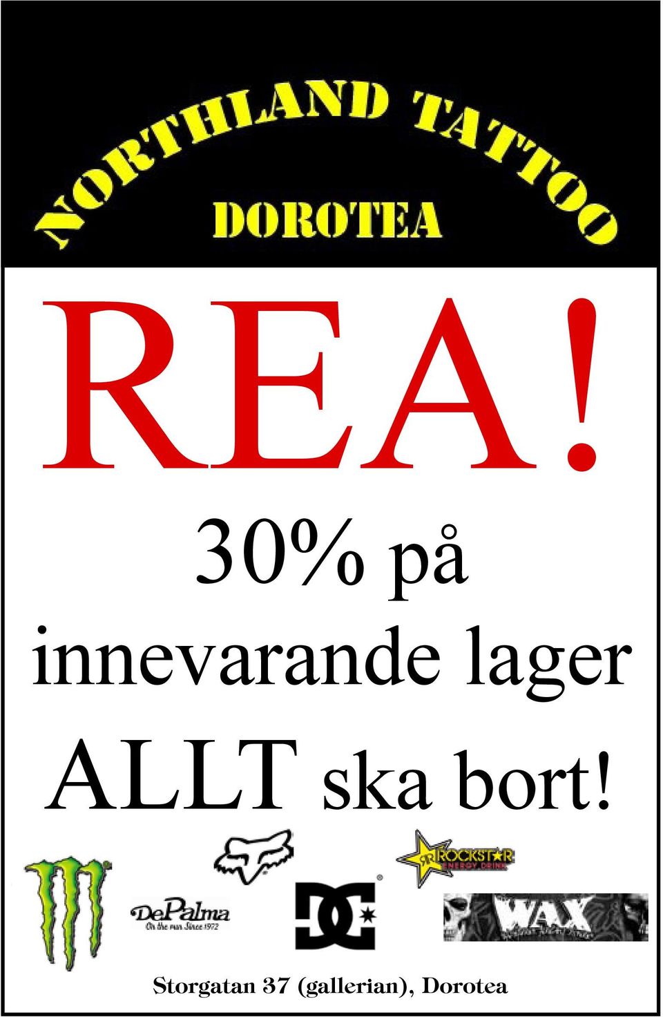 ALLT ska bort!