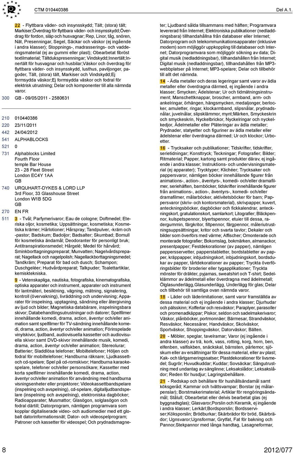 3 22 - Flyttbara väder- och insynsskydd; Tält; (stora) tält; Markiser;Överdrag för flyttbara väder- och insynsskydd;överdrag för fordon, släp och husvagnar; Rep, Linor, tåg, snören, Nät,