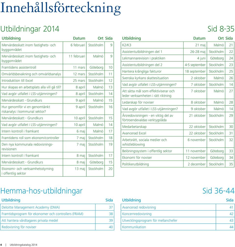 arbetsplats alla vill gå till? 8 april Malmö 13 Vad avgör utfallet i LSS-utjämningen?