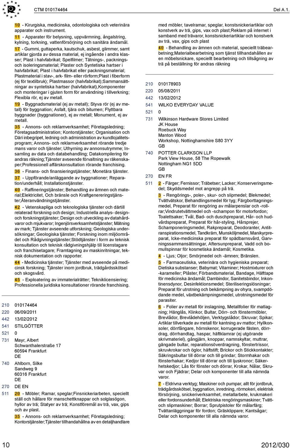 17 - Gummi, guttaperka, kautschuk, asbest, glimmer, samt artiklar gjorda av dessa material, ej ingående i andra klasser; Plast i halvfabrikat; Spelfilmer; Tätnings-, packningsoch isoleringsmaterial;