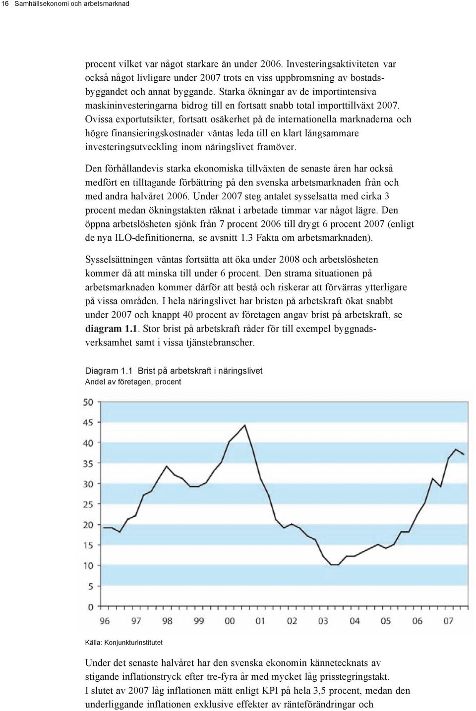 Starka ökningar av de importintensiva maskininvesteringarna bidrog till en fortsatt snabb total importtillväxt 2007.