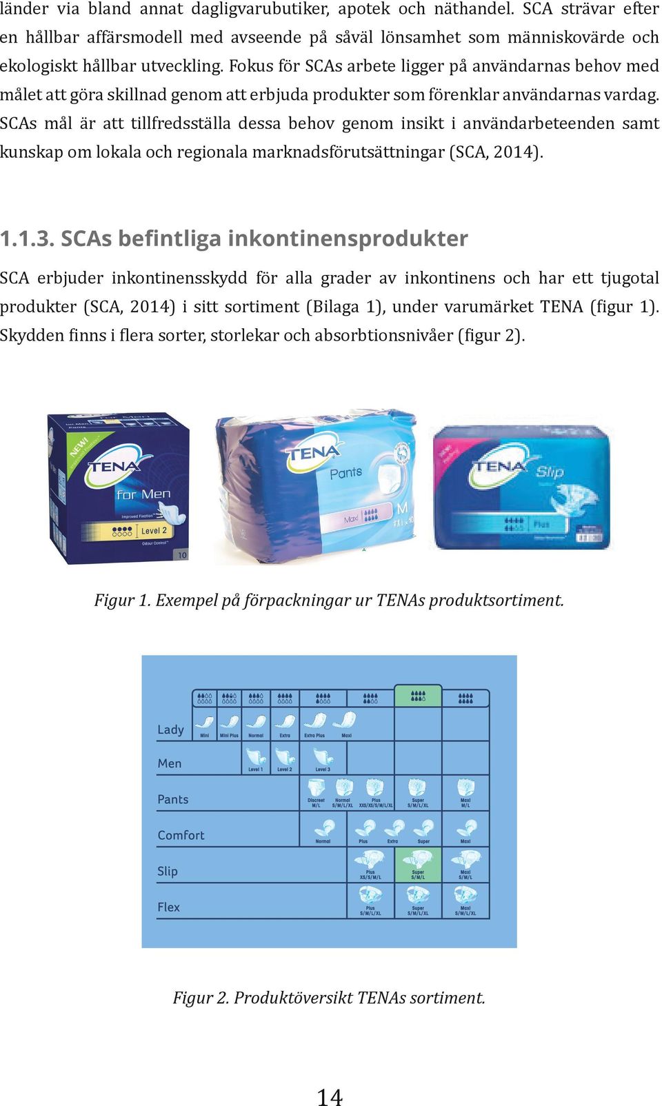 SCAs mål är att tillfredsställa dessa behov genom insikt i användarbeteenden samt kunskap om lokala och regionala marknadsförutsättningar (SCA, 2014). 1.1.3.