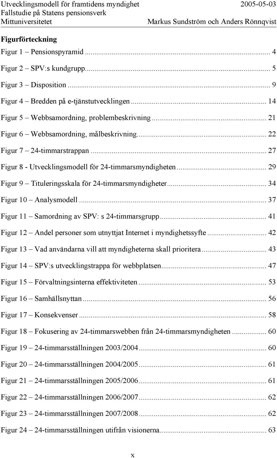 .. 34 Figur 10 Analysmodell... 37 Figur 11 Samordning av SPV: s 24-timmarsgrupp... 41 Figur 12 Andel personer som utnyttjat Internet i myndighetssyfte.