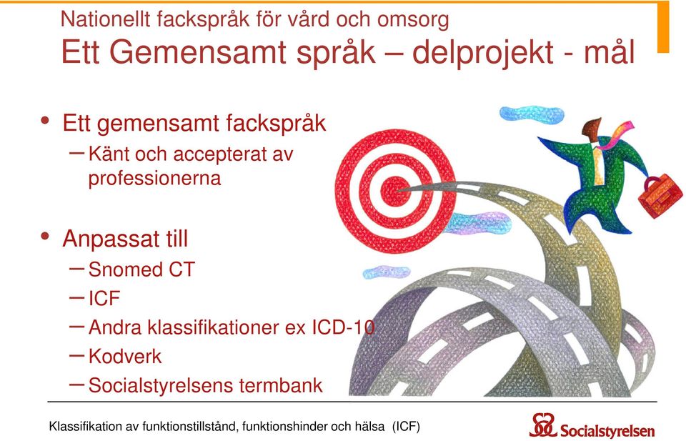 till Snomed CT ICF Andra klassifikationer ex ICD-10 Kodverk