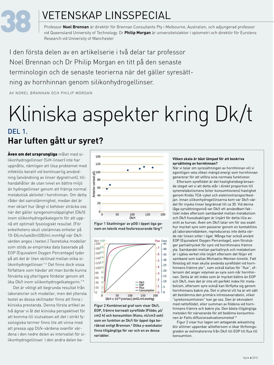 Philip Morgan en titt på den senaste terminologin och de senaste teorierna när det gäller syresättning av hornhinnan genom silikonhydrogellinser.