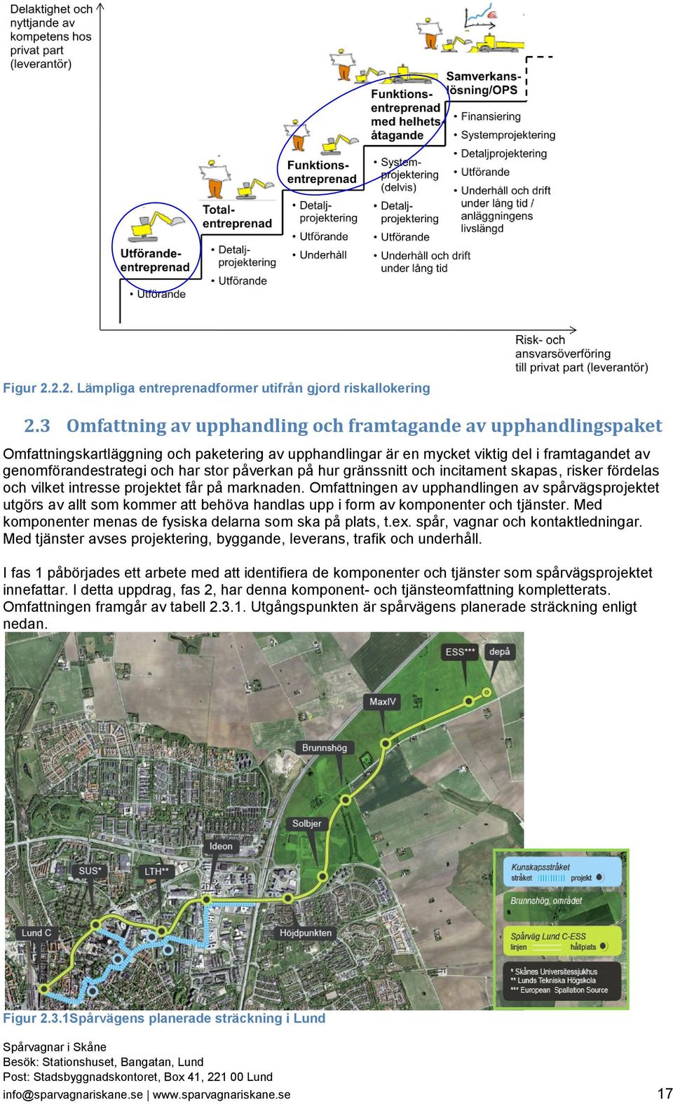 påverkan på hur gränssnitt och incitament skapas, risker fördelas och vilket intresse projektet får på marknaden.