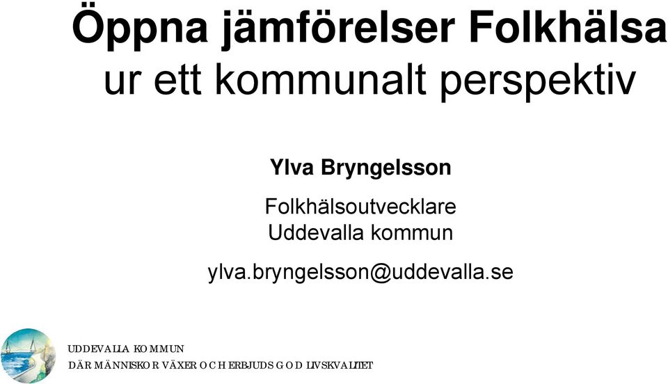 Bryngelsson Folkhälsoutvecklare