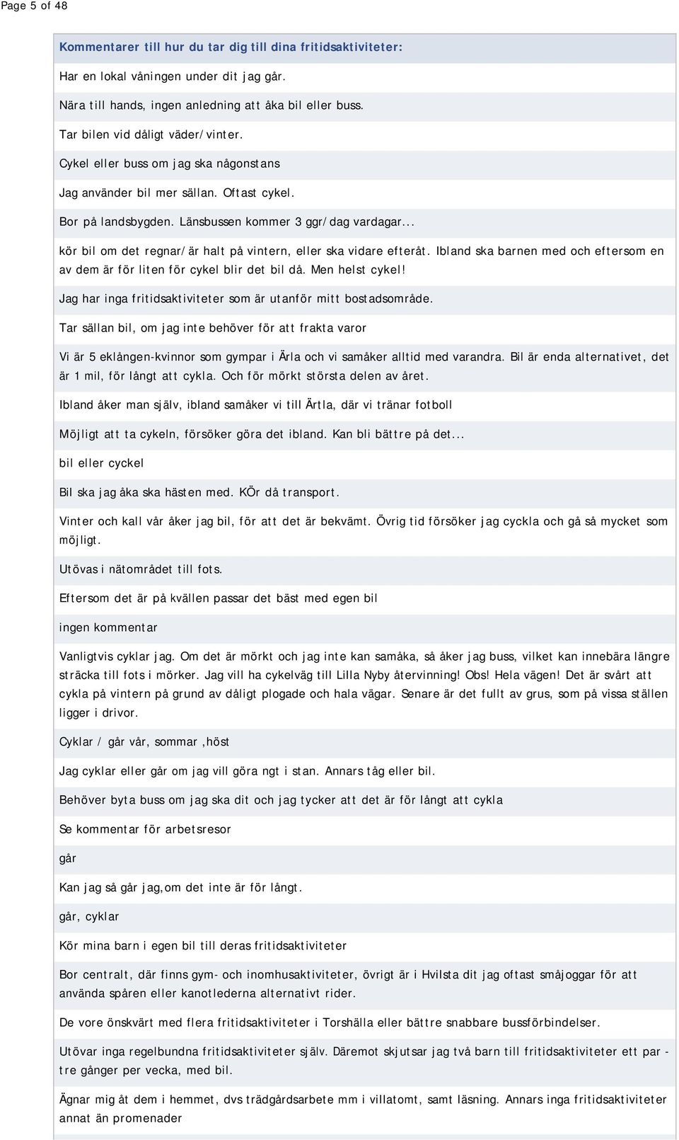 .. kör bil om det regnar/är halt på vintern, eller ska vidare efteråt. Ibland ska barnen med och eftersom en av dem är för liten för cykel blir det bil då. Men helst cykel!