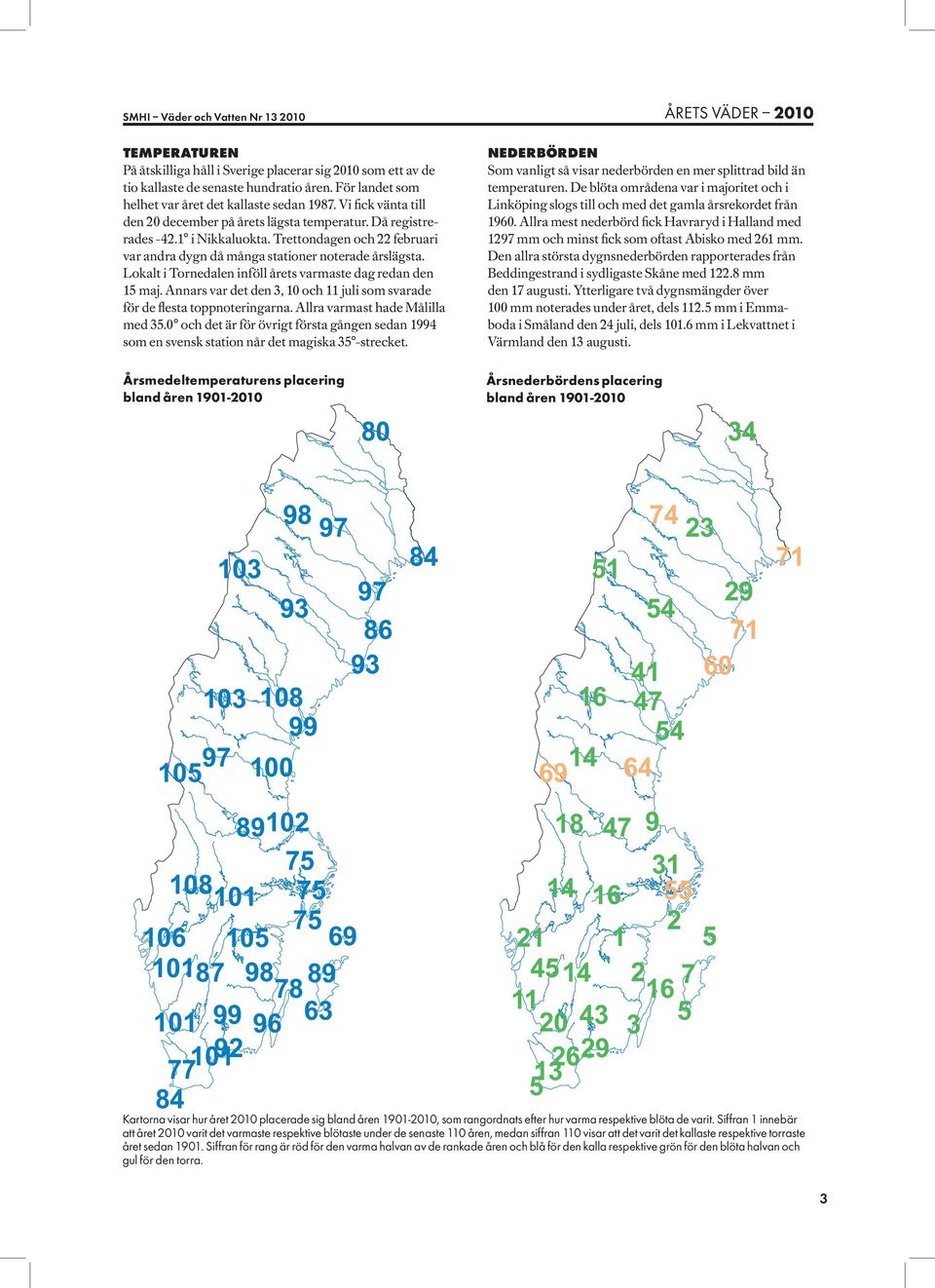 den 3, oh 11 juli som svrde för de flest toppnoteringrn Allr vrmst hde Målill med oh det är för övrigt först gången 199 som en svensk sttion når det mgisk 3 -streket ederbörden om vnligt så visr