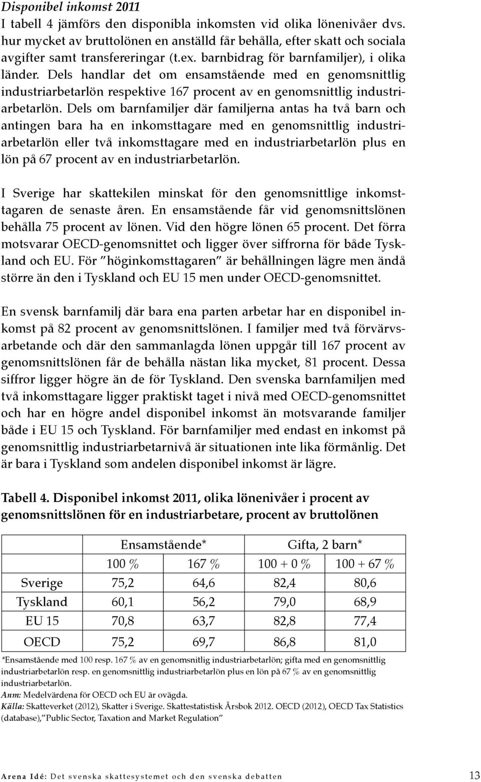 Dels handlar det om ensamstående med en genomsnittlig industriarbetarlön respektive 167 procent av en genomsnittlig industriarbetarlön.