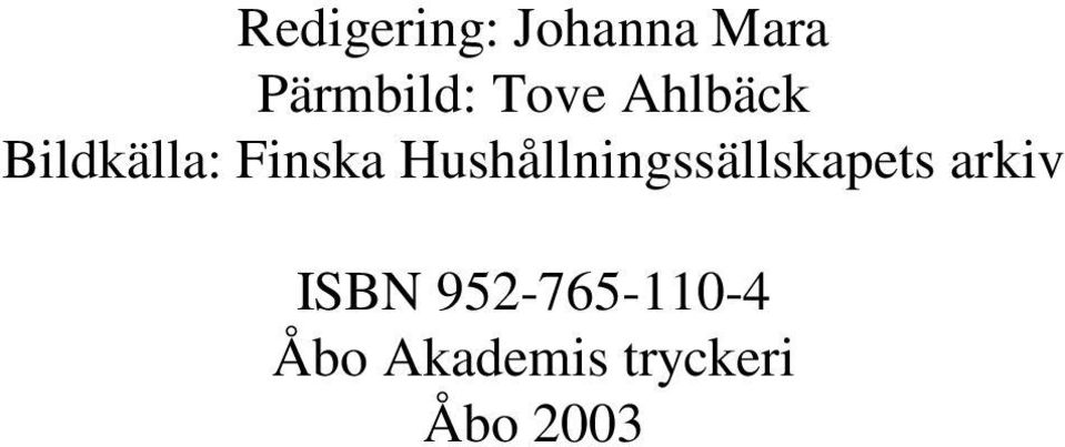 Hushållningssällskapets arkiv ISBN