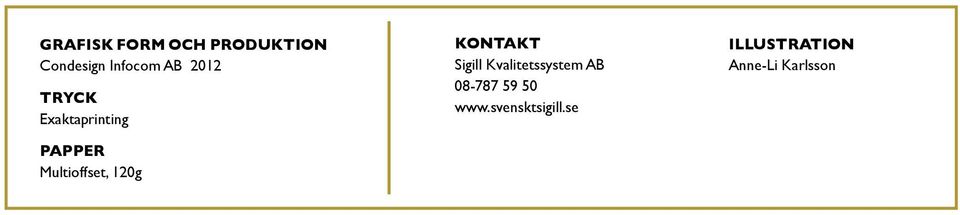 120g KONTAKT Sigill Kvalitetssystem AB 08-787 59