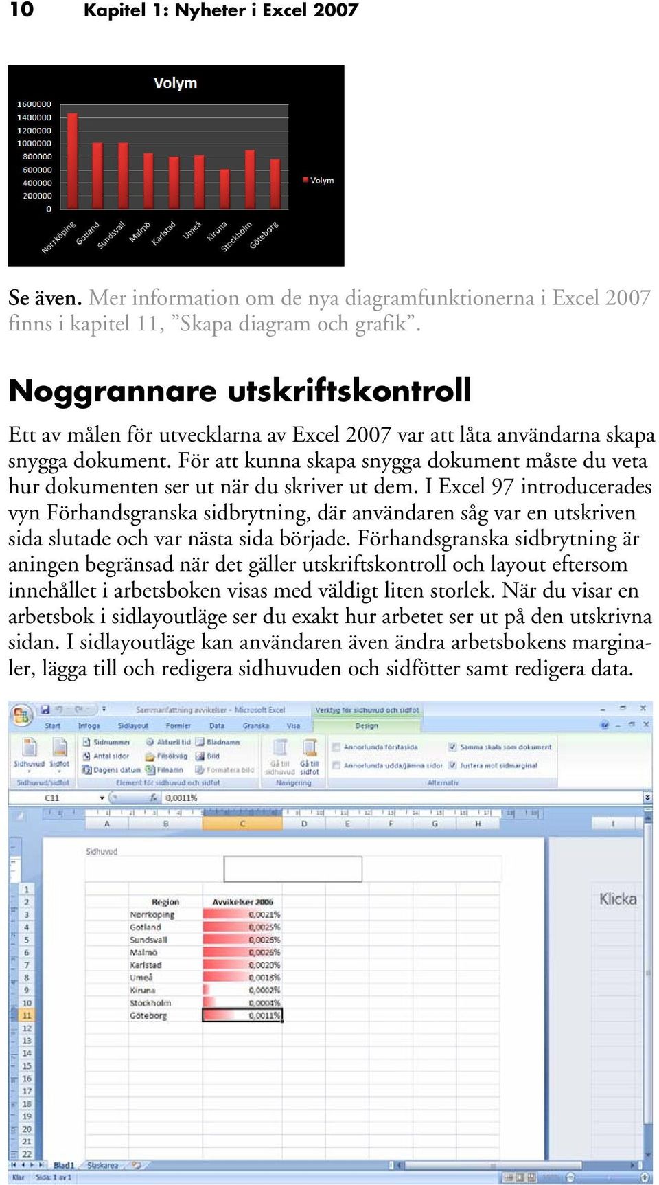 För att kunna skapa snygga dokument måste du veta hur dokumenten ser ut när du skriver ut dem.