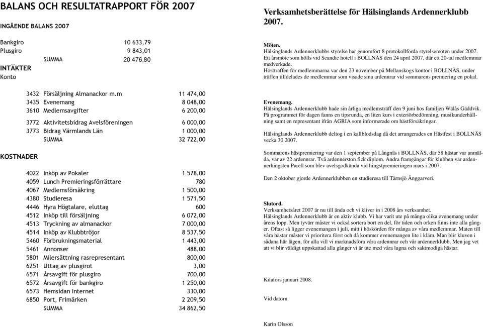 Höstträffen för medlemmarna var den 23 november på Mellanskogs kontor i BOLLNÄS, under träffen tilldelades de medlemmar som visade sina ardennrar vid sommarens premiering en pokal.