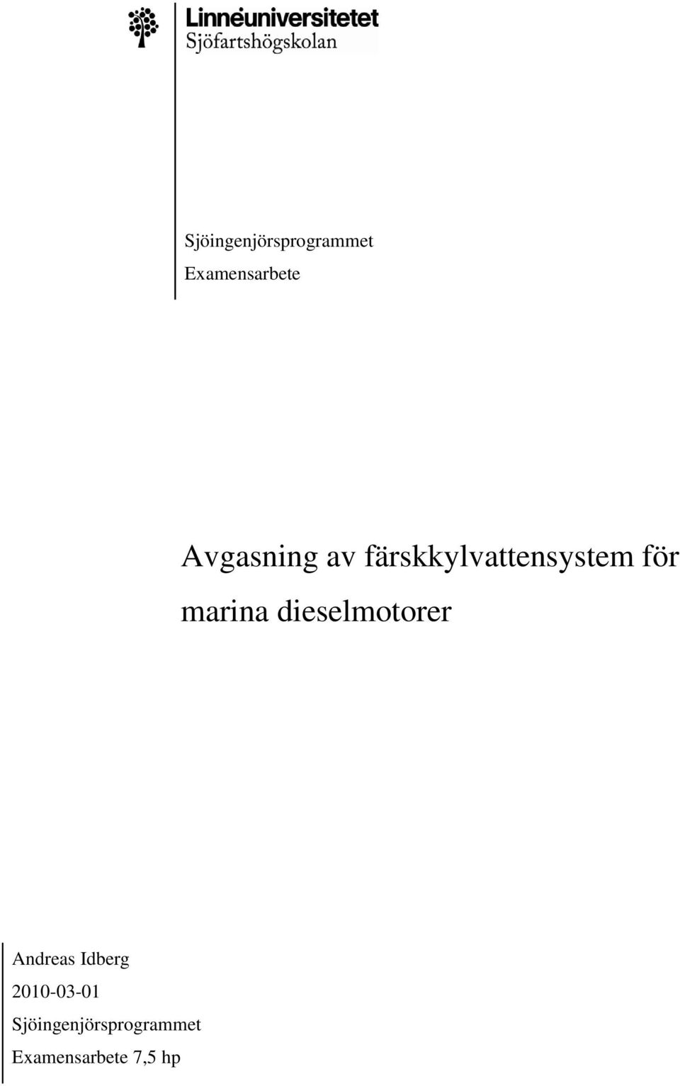 marina dieselmotorer Andreas Idberg