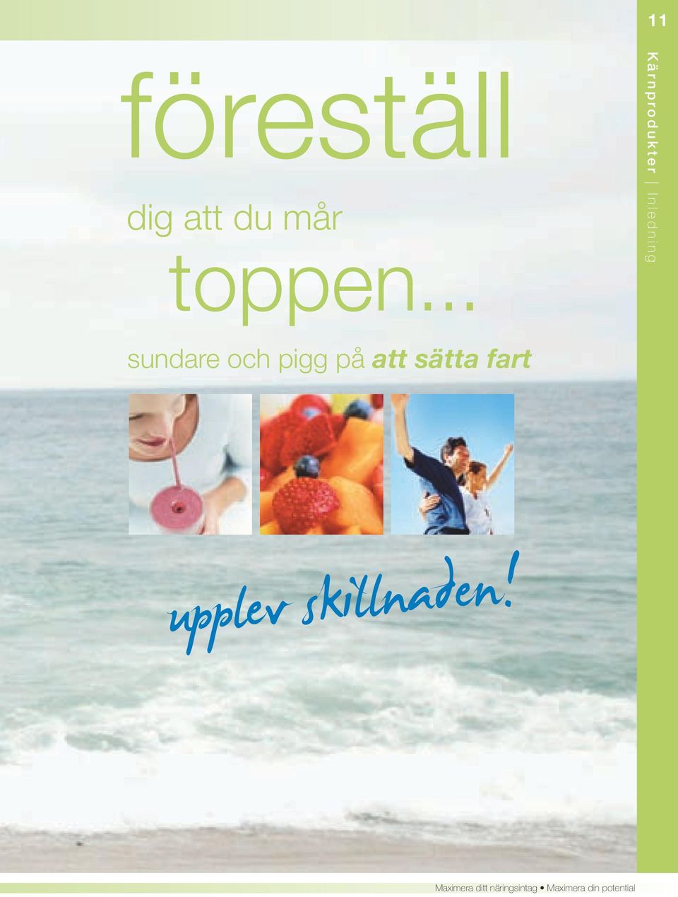 Kärnprodukter Inledning upplev skillnaden!