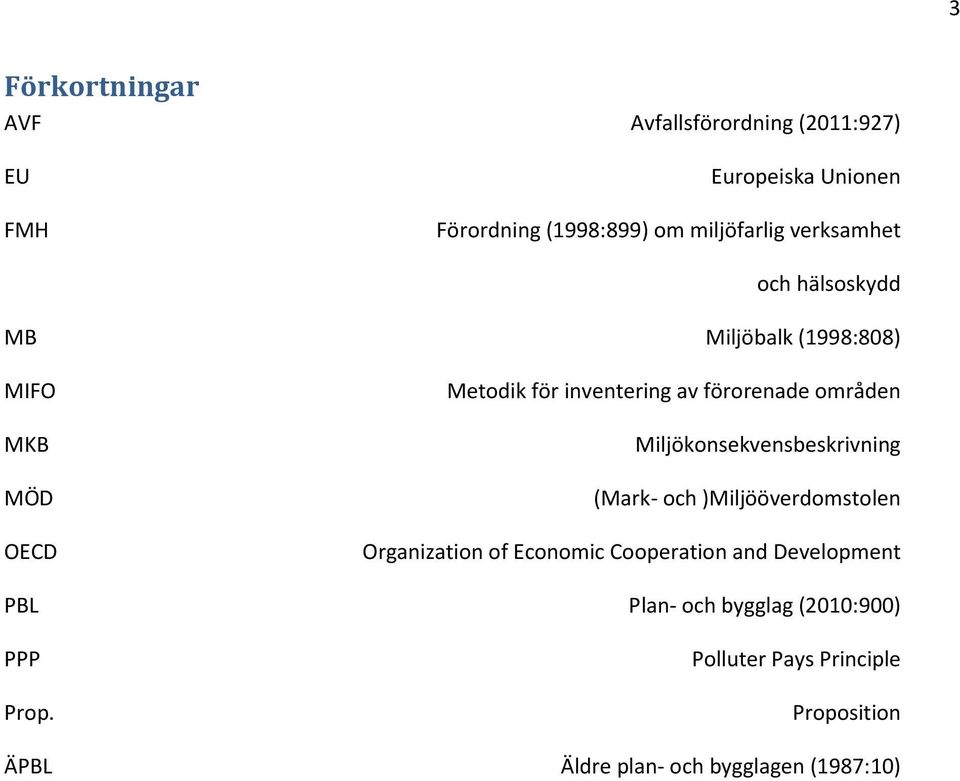 Miljökonsekvensbeskrivning (Mark- och )Miljööverdomstolen Organization of Economic Cooperation and Development