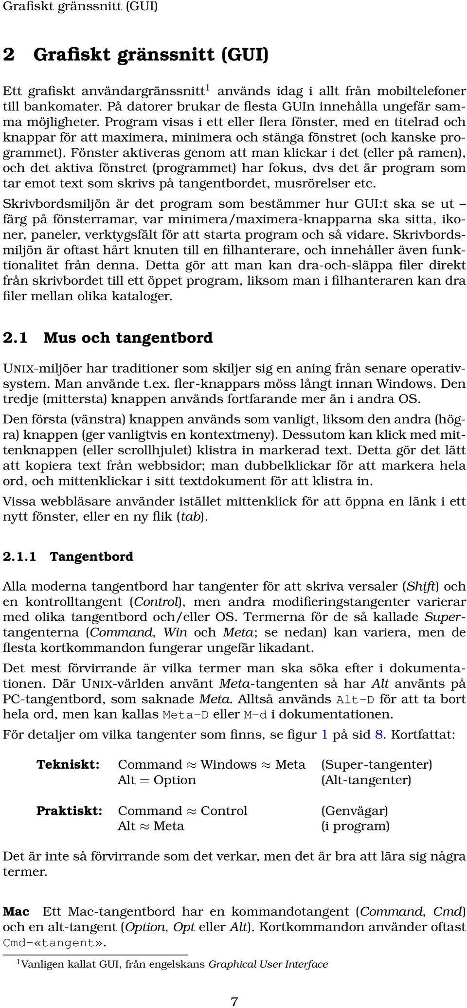 Program visas i ett eller flera fönster, med en titelrad och knappar för att maximera, minimera och stänga fönstret (och kanske programmet).