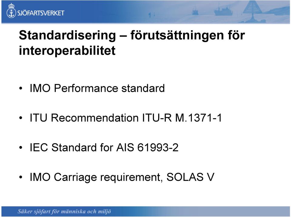 ITU Recommendation ITU-R M.