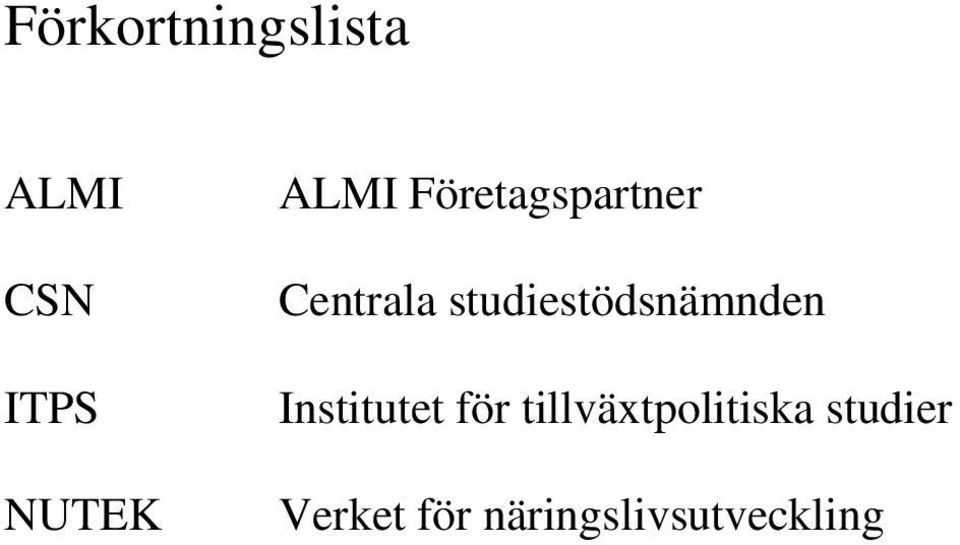 studiestödsnämnden Institutet för