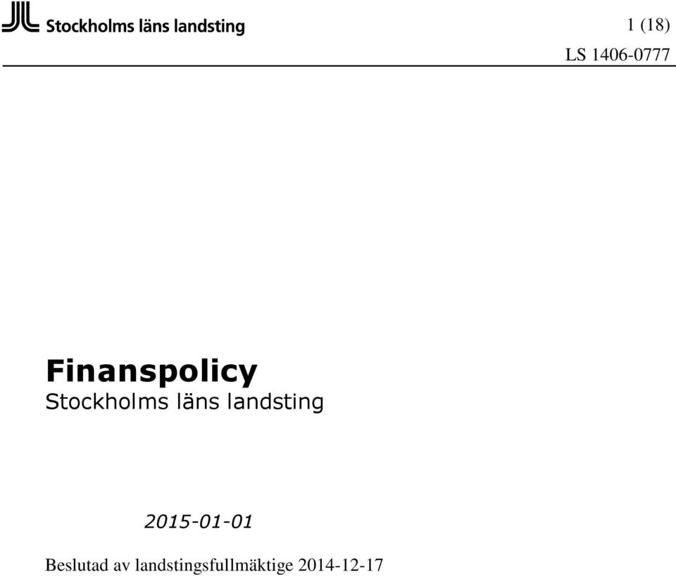 landsting 2015-01-01 Beslutad