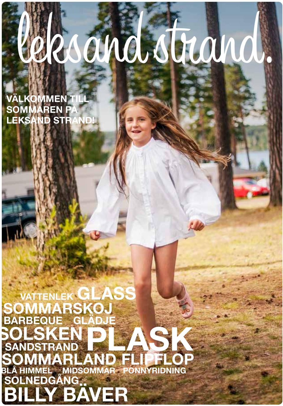 GLÄDJE SANDSTRAND SOMMARLAND FLIPFLOP BLÅ