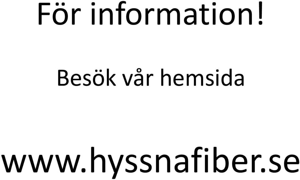 Besök vår