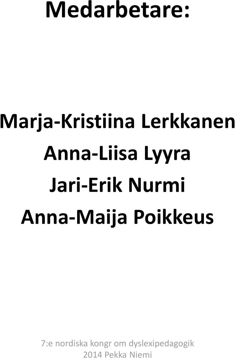 Lerkkanen Anna-Liisa