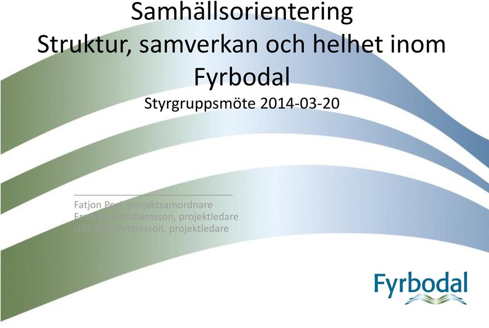 Fatjon Peci, projektsamordnare Fredrika