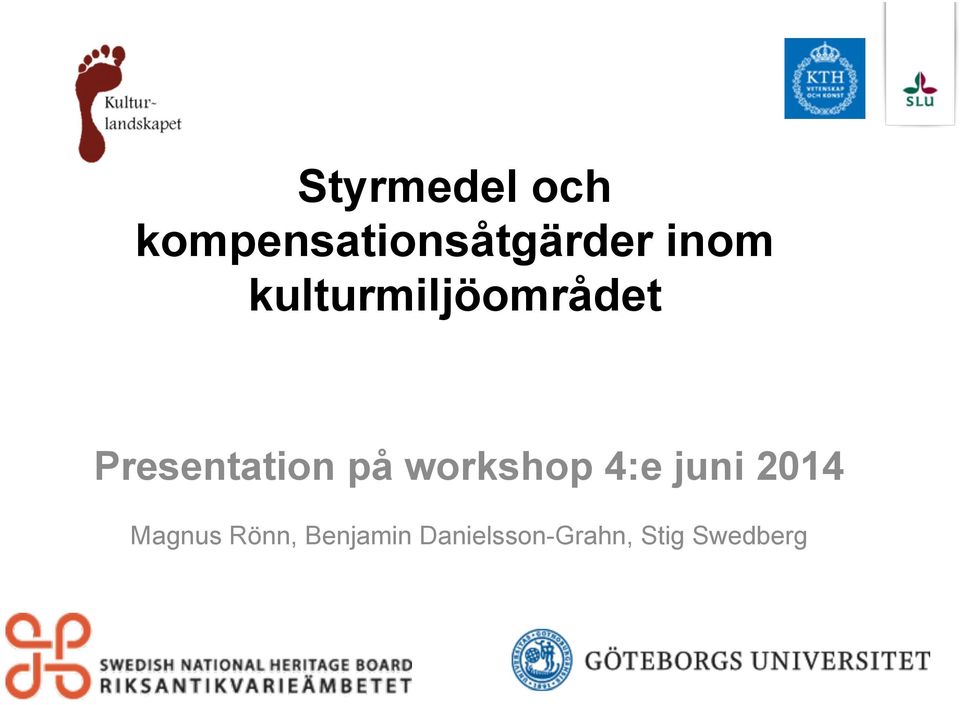 på workshop 4:e juni 2014 Magnus