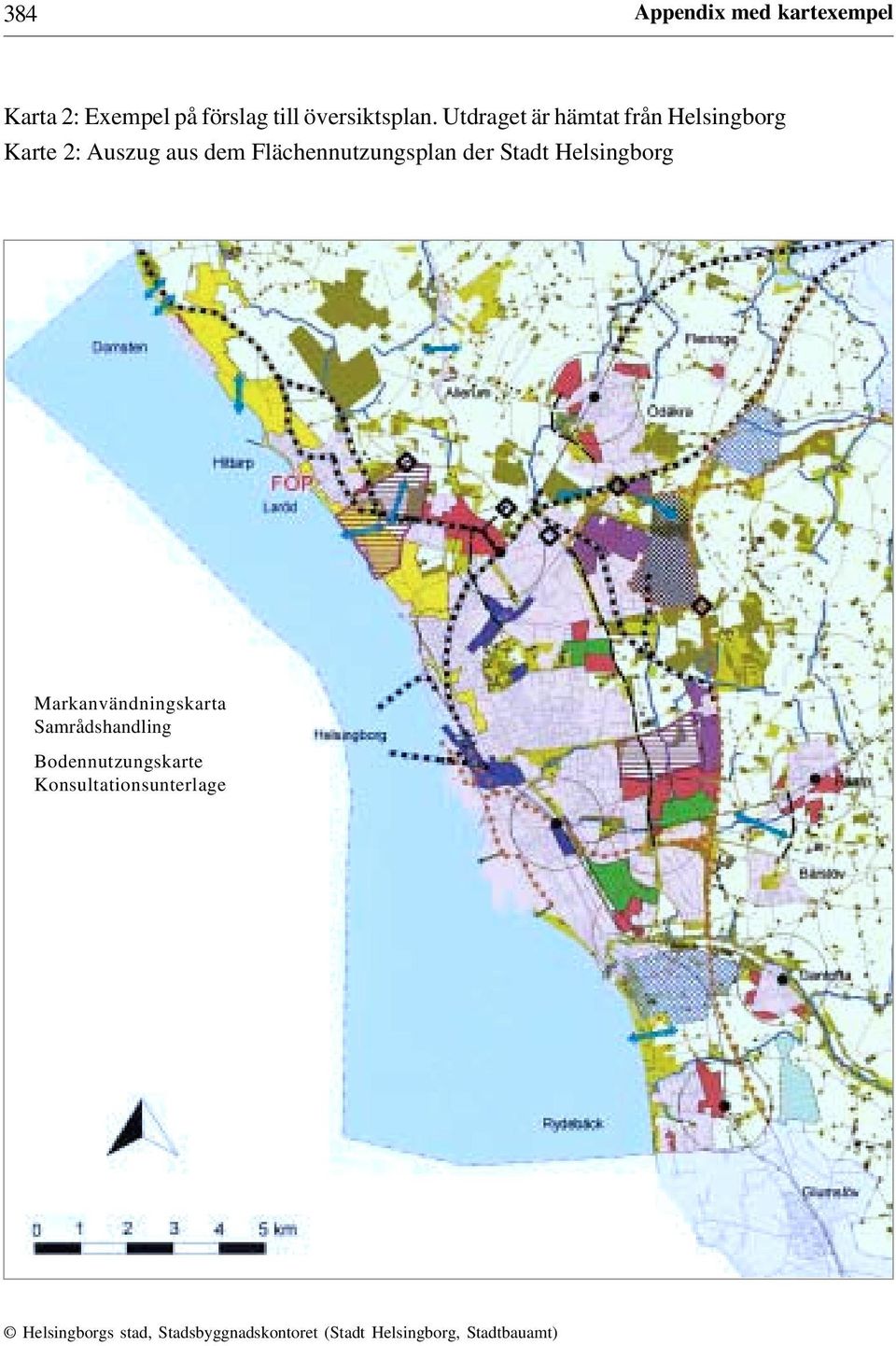 der Stadt Helsingborg Markanvändningskarta Samrådshandling Bodennutzungskarte