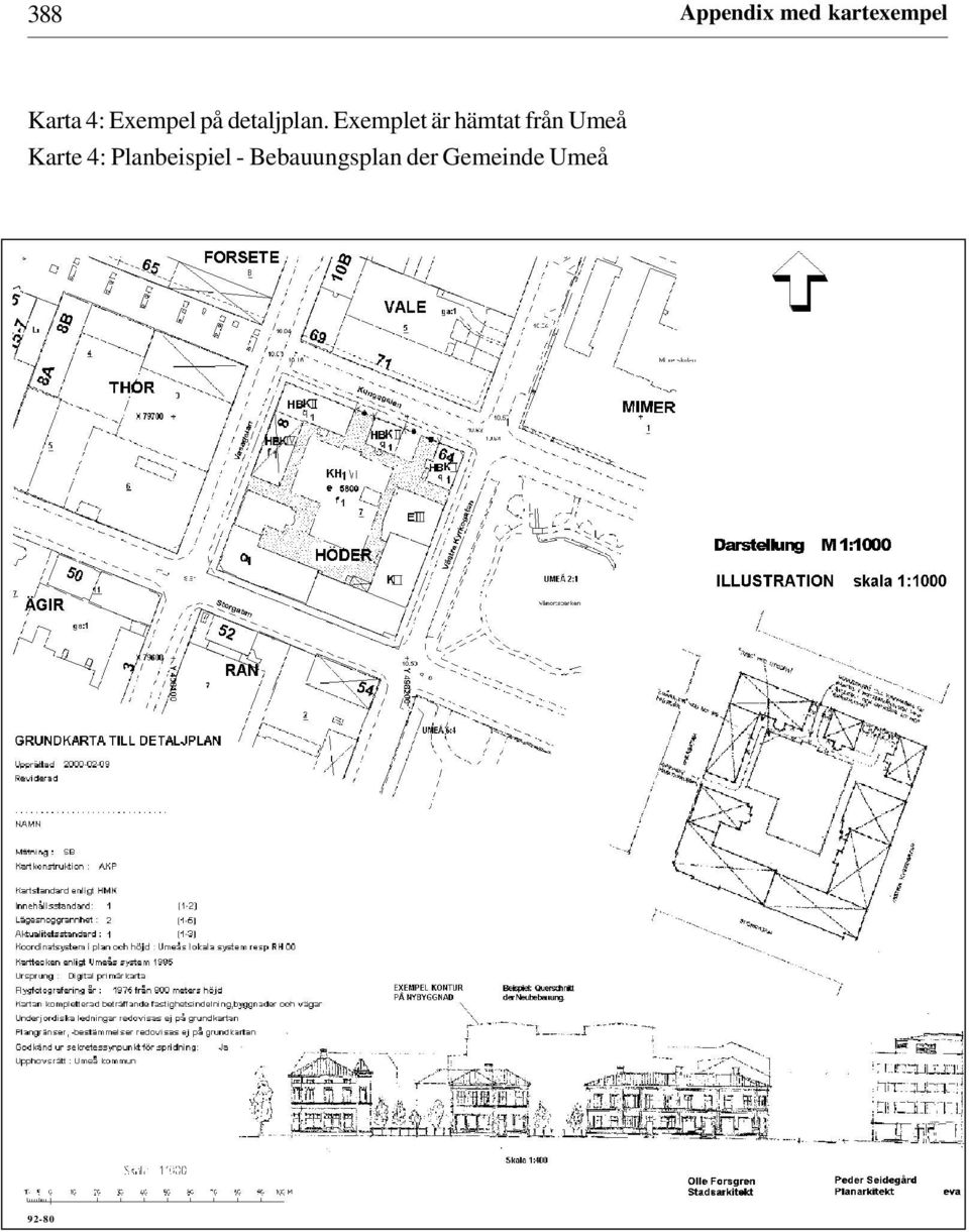 Exemplet är hämtat från Umeå Karte 4: