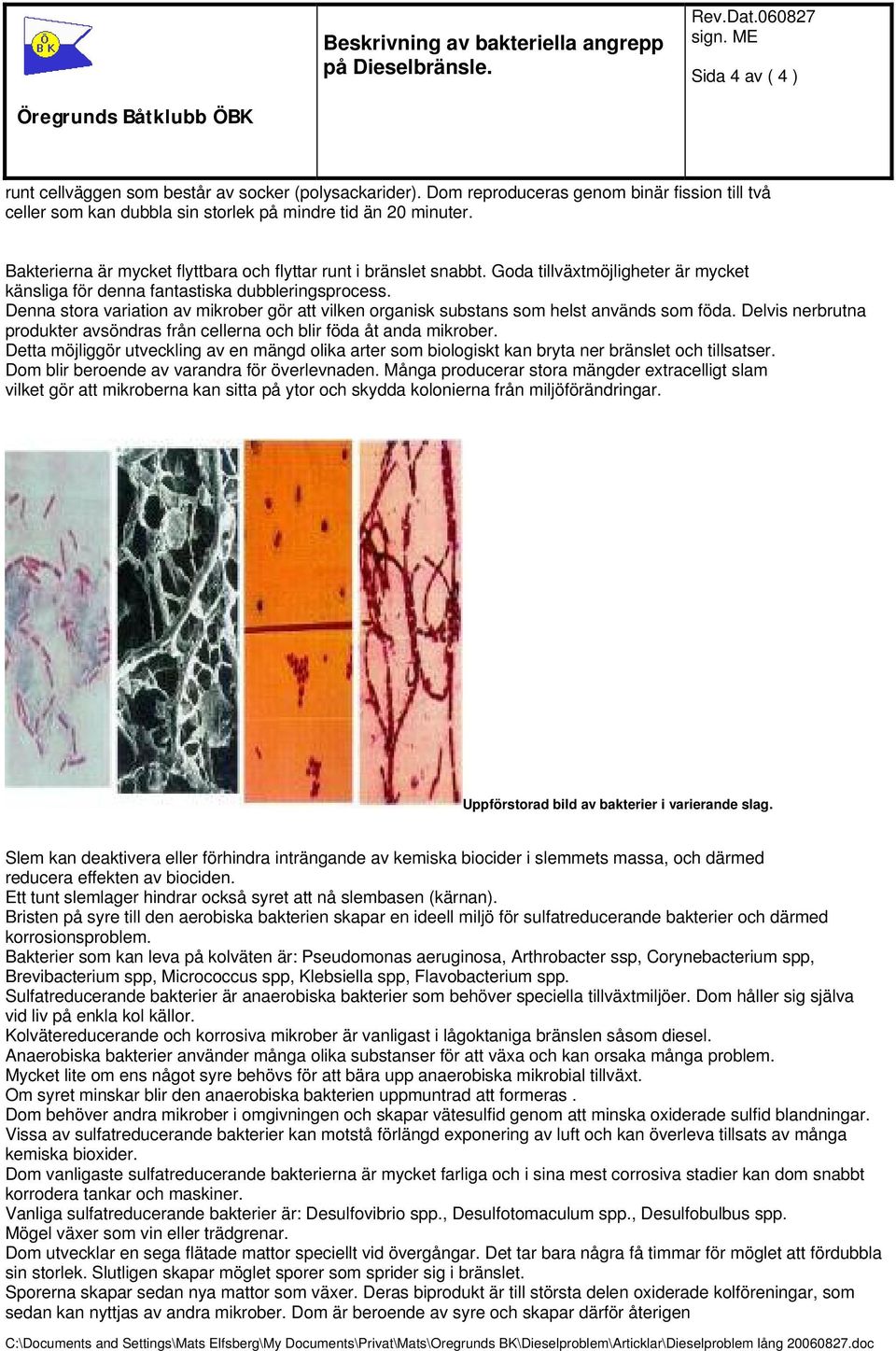 Denna stora variation av mikrober gör att vilken organisk substans som helst används som föda. Delvis nerbrutna produkter avsöndras från cellerna och blir föda åt anda mikrober.