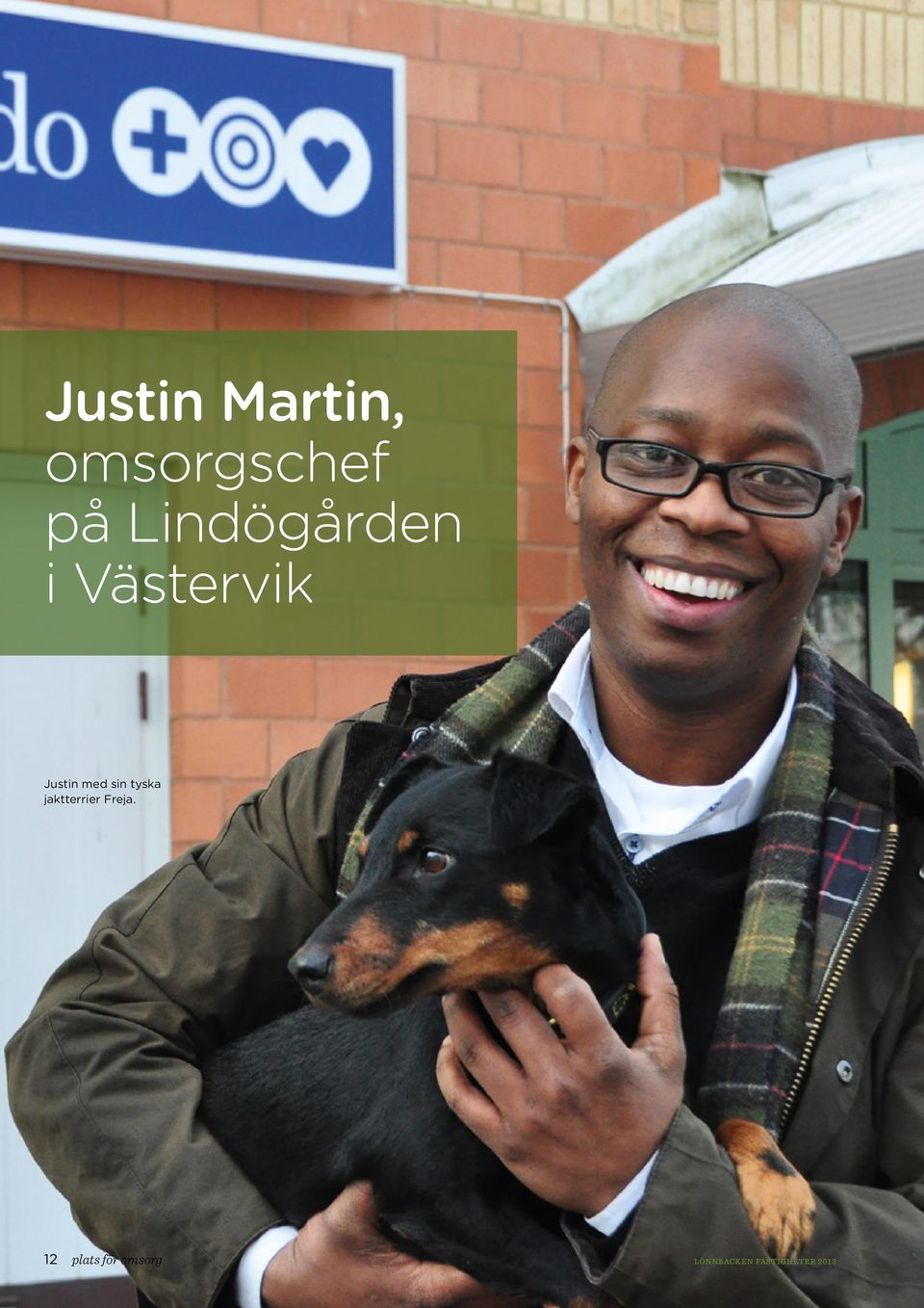 Västervik Justin med sin tyska