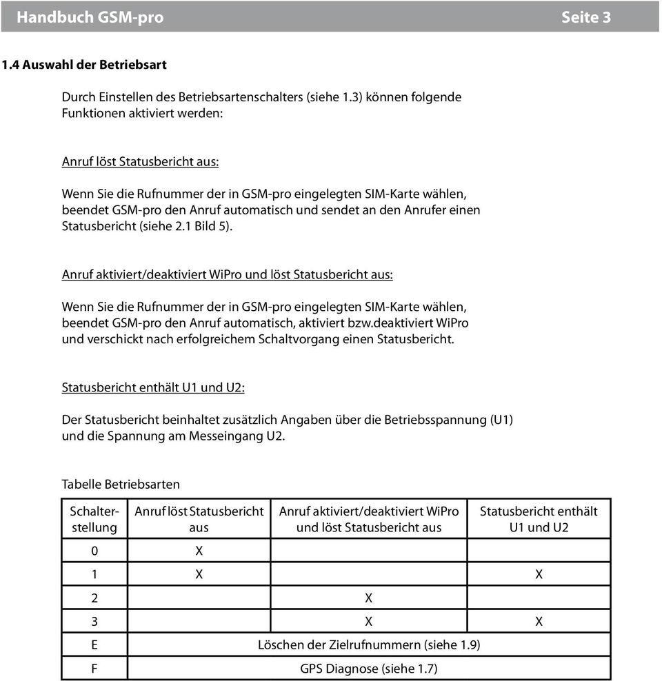 den Anrufer einen Statusbericht (siehe 2.1 Bild 5).