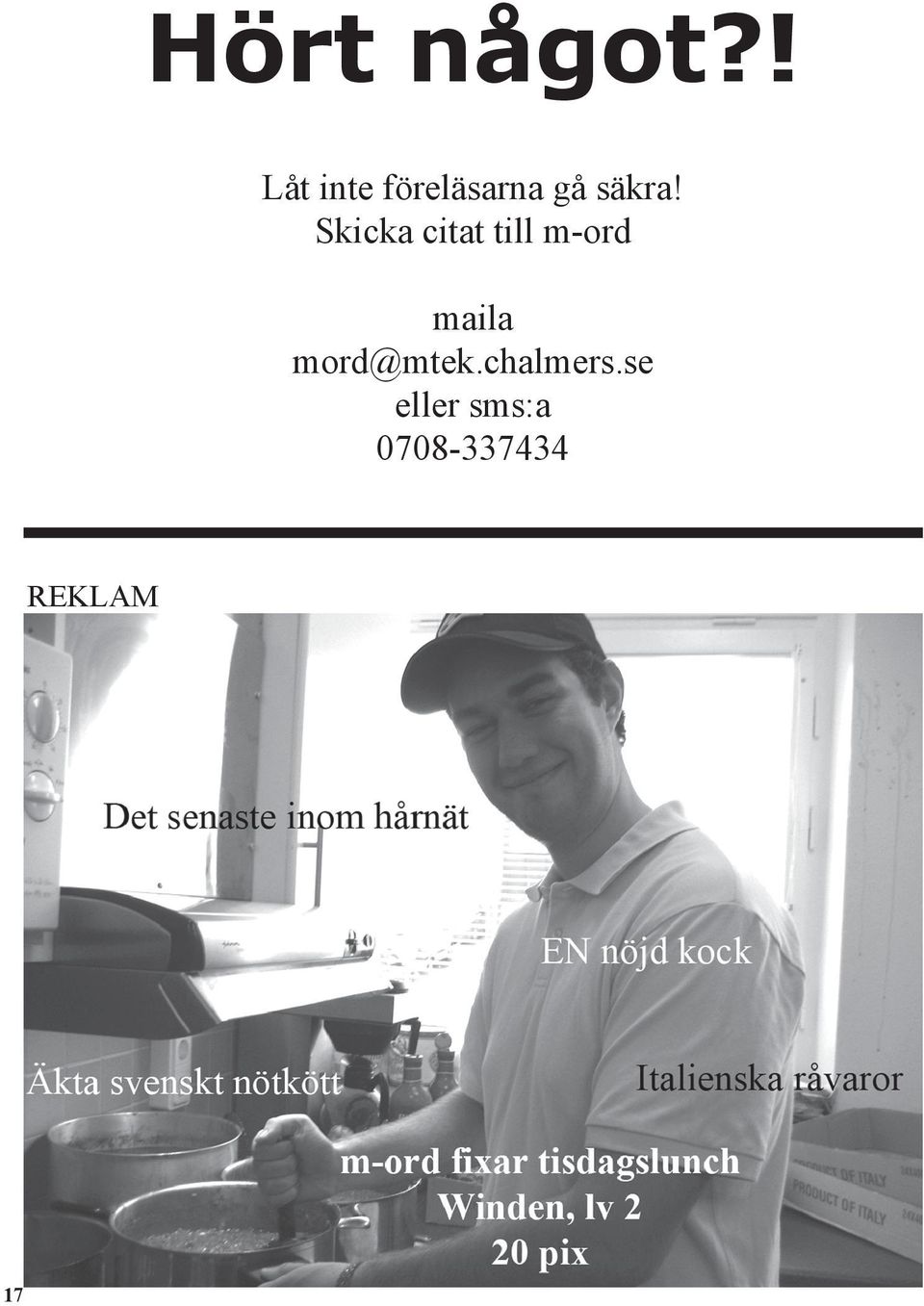 Skicka citat till m-ord maila