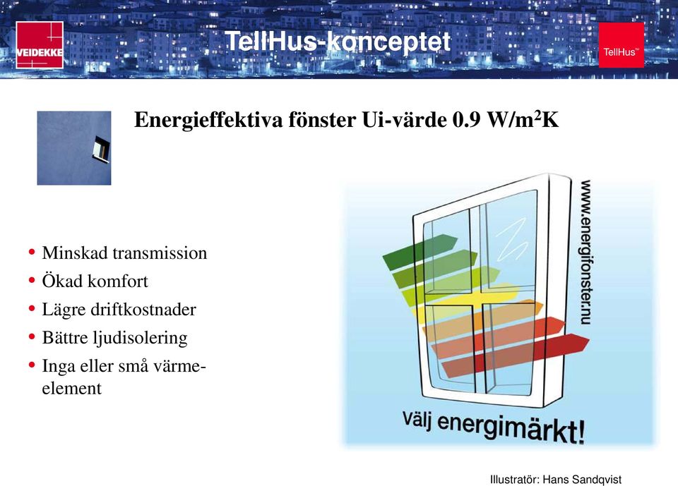 Lägre driftkostnader Bättre ljudisolering