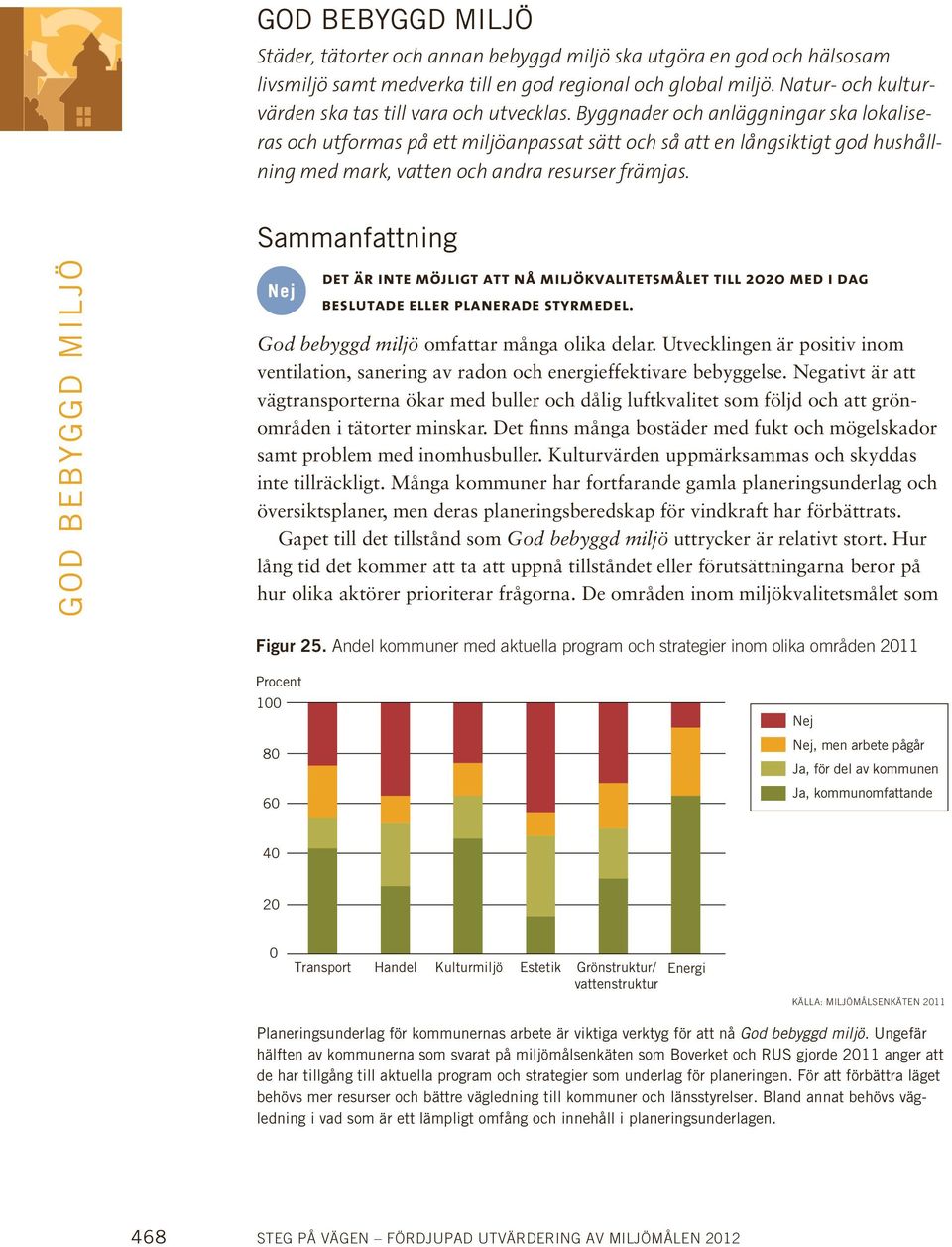 Byggnader och anläggningar ska lokaliseras och utformas på ett miljöanpassat sätt och så att en långsiktigt god hushållning med mark, vatten och andra resurser främjas.