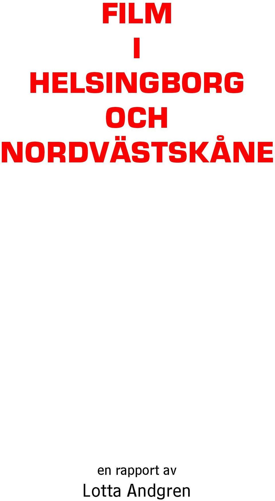 NORDVÄSTSKÅNE