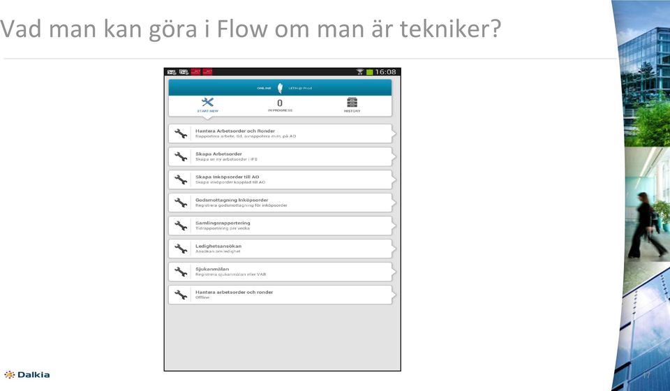 om man är