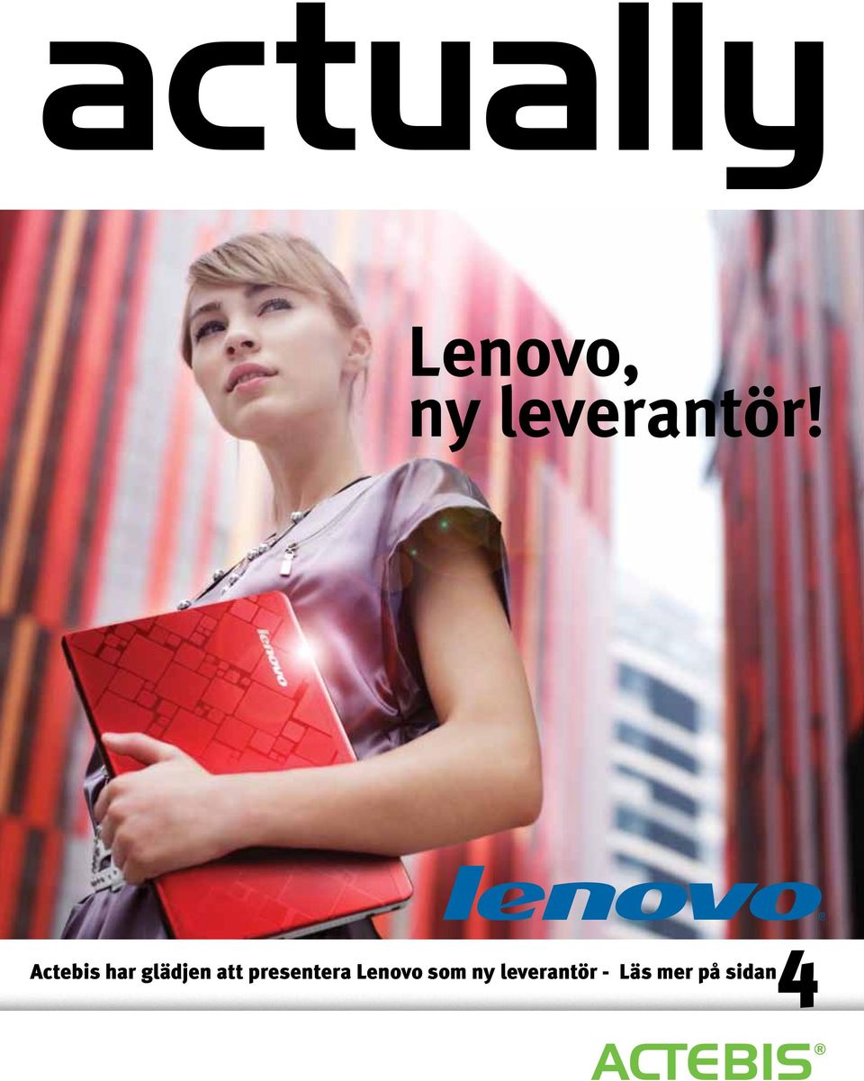 presentera Lenovo som ny