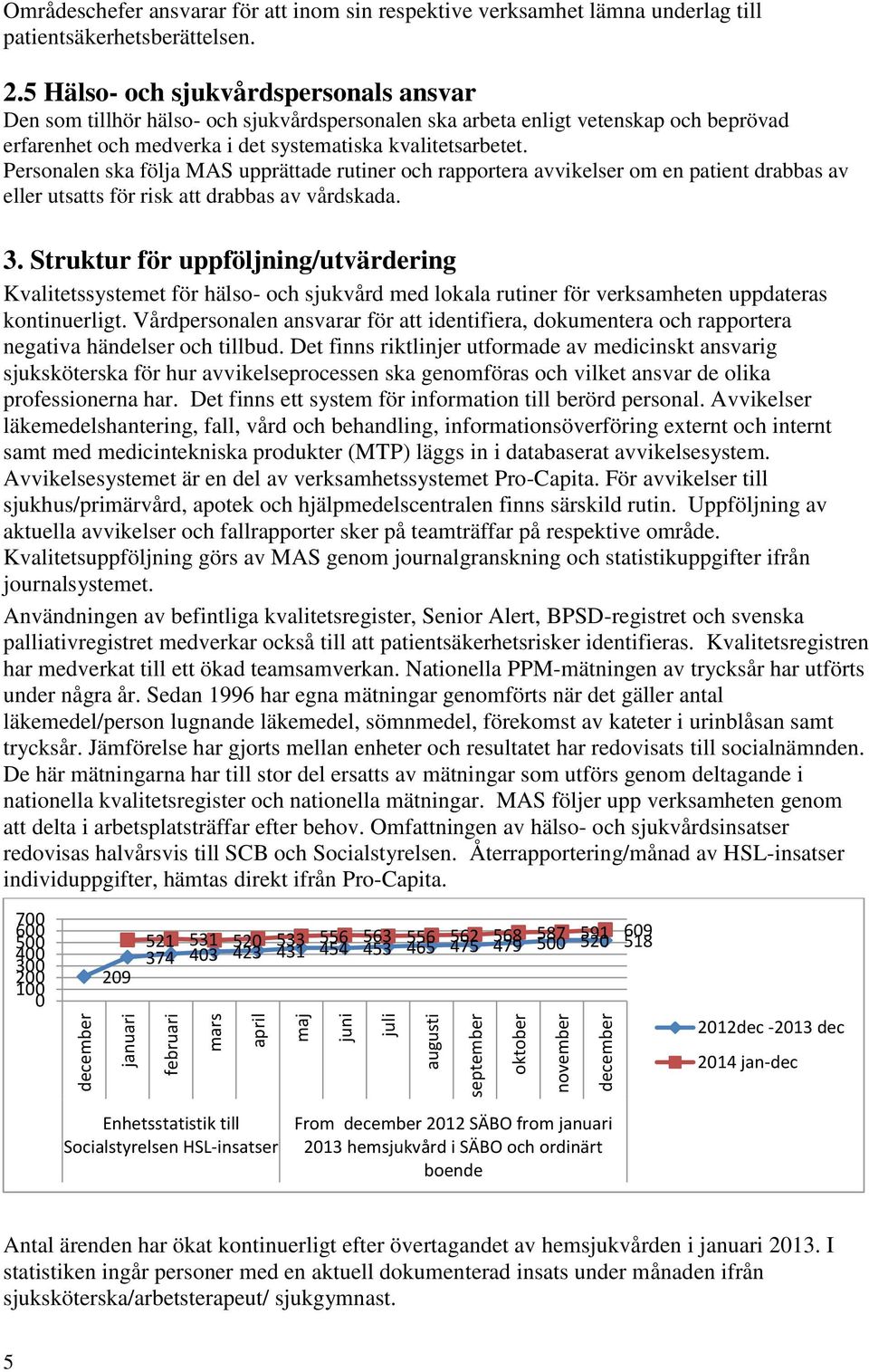 5 Hälso- och sjukvårdspersonals ansvar Den som tillhör hälso- och sjukvårdspersonalen ska arbeta enligt vetenskap och beprövad erfarenhet och medverka i det systematiska kvalitetsarbetet.