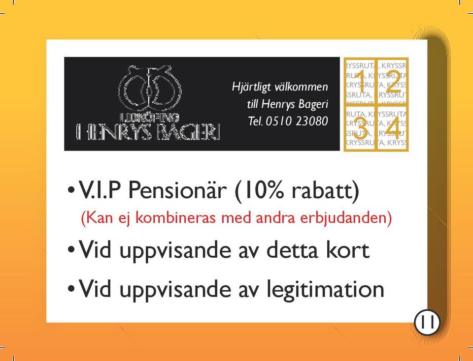 I.P Pensionär (10% rabatt) (Kan