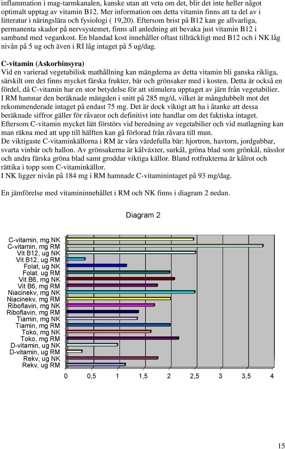 Eftersom brist på B12 kan ge allvarliga, permanenta skador på nervsystemet, finns all anledning att bevaka just vitamin B12 i samband med vegankost.